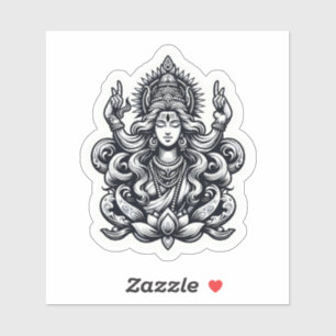 Hindoe Godin Shiva vinyl sticker decal