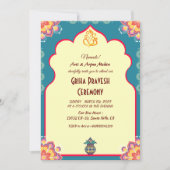 Hindoe Huis Warming Griha Pravesh Kaart (Voorkant)