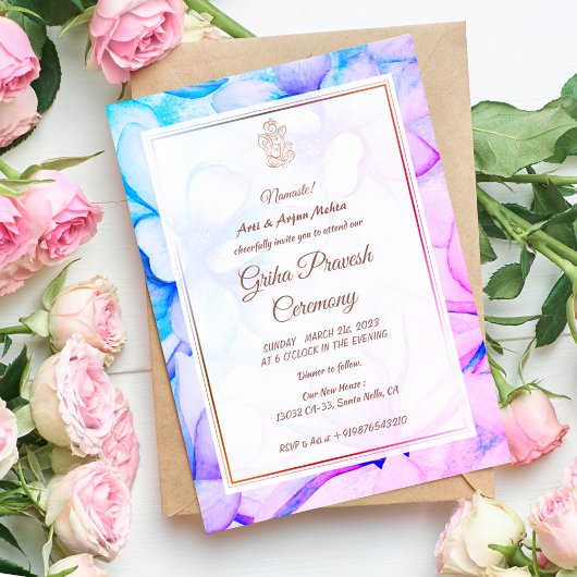 Hindoe Huis Warming Griha Pravesh Kaart