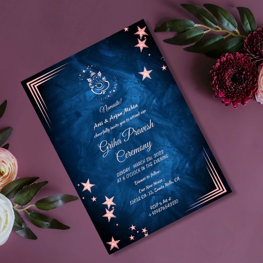 Hindoe Huis Warming Griha Pravesh Kaart