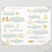 Hindoe huwelijksrituelen programma groen goud (Achterkant)