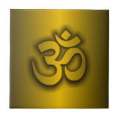 Hindoe "Om" Tegeltje (Voorkant)