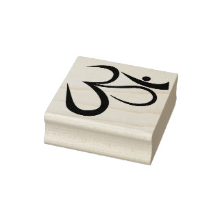 hindoe spirituele om kunst stempel