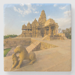Hindoe-temples bij Khajuraho Stenen Onderzetter