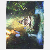 HINDOEGOED FLEECE DEKEN (Voorkant)