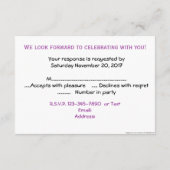 Hindoelotusbloem RSVP (Achterkant)