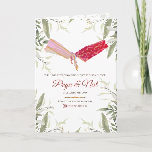 Hindoestaanse trouwgids & Indiase trouwprogramma Programma (Voorkant)