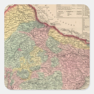 Hindoostan 2 vierkante sticker