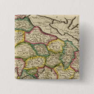 Hindoostan 3 vierkante button 5,1 cm