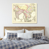 Hindoostan, Farther India, China, Tibet Canvas Afdruk (Insitu (Slaapkamer))
