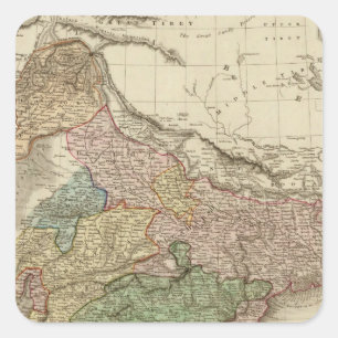 Hindostan 2 vierkante sticker