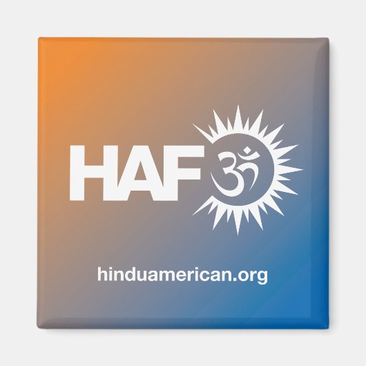 Hindu American Foundation Refkoelkast Magnet Magneet (Voorkant)