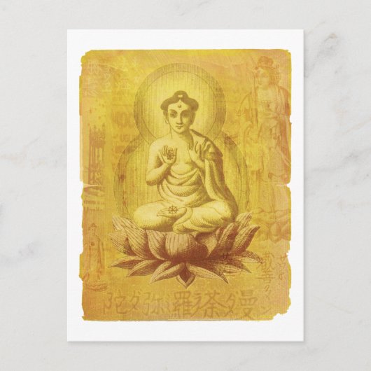 Hindu Buddha Briefkaart (Voorkant)