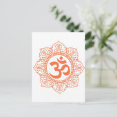 HINDU - BUDDHA SYMBOLEN OM, OHM BRIEFKAART (Staand voorkant)
