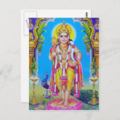 Hindu Deity-reeks Briefkaart (Voorkant / Achterkant)