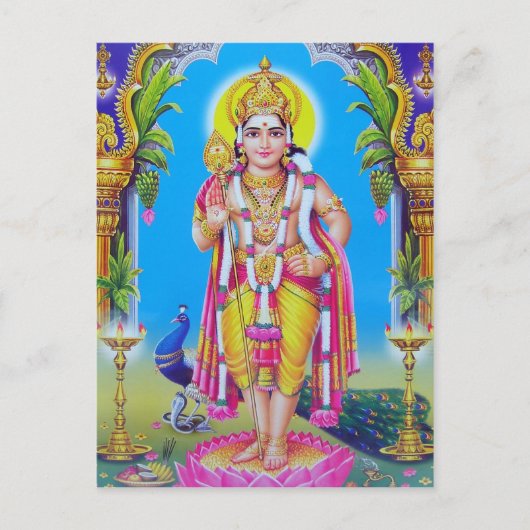 Hindu Deity-reeks Briefkaart (Voorkant)