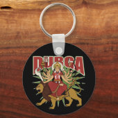 Hindu Durga Sleutelhanger (Voorkant)