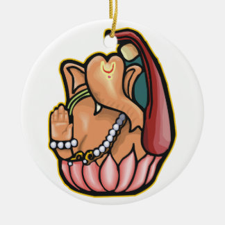 Hindu Ganesh Keramisch Ornament