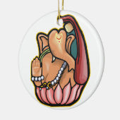 Hindu Ganesh Keramisch Ornament (Links)