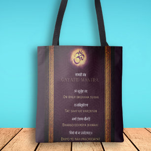 Hindu Gayatri Mantra Sanskriet Nederlands Draagtas