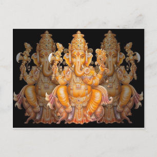 Hindu God Ganesh Briefkaart