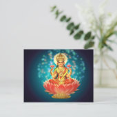 Hindu goddess briefkaart (Staand voorkant)