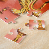 Hindu Goddess Durga Tiger Legpuzzel (Zijkant)