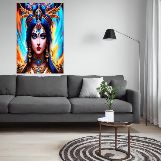 Hindu Goddess Kali | AI Art Poster