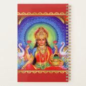 Hindu Goddess Lakshmi Maa Planner (Achterkant)