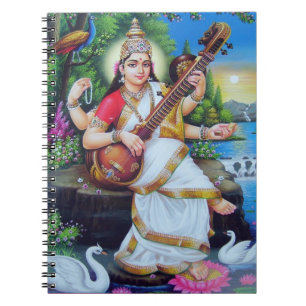 Hindu Goddess Saraswati Notitieboek