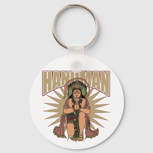 Hindu Hanuman Sleutelhanger (Voorkant)