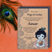 Hindu Namkaran Baby Naming Ceremony Uitnodiging