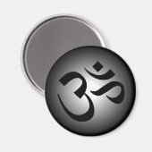 Hindu OM - Meditation Symbol Magneet (Voorkant / Achterkant)