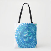 Hindu OM  over het gedrukte Tas (Voorkant)