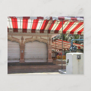 Hindu-tempel in de binnenplaats briefkaart