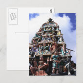 Hindu Temple Briefkaart (Voorkant / Achterkant)