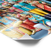 Hindu Temple Singapore Foto Afdruk (Hoek)