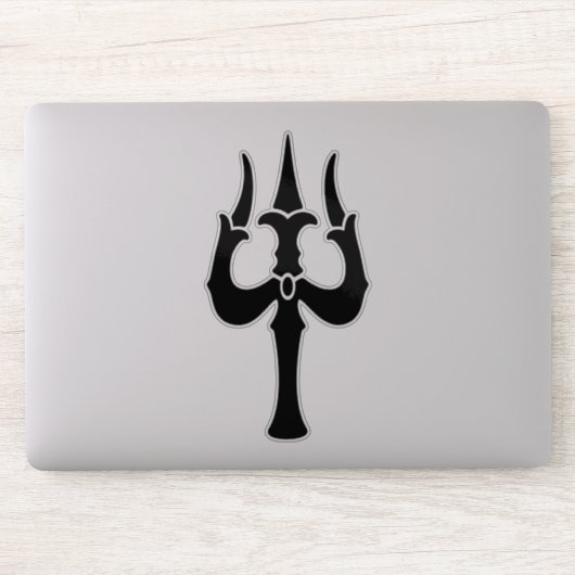 Hindu Trishula Sticker (Computer)