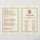 Hindu Wedding Program Flyer (Voorkant)