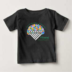 Hineni Learning Center Baby T-Shirt - Zwart