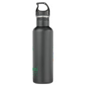 Hineni Learning Center Water Bottle - Matte Black Waterfles (Achterkant)