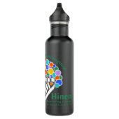 Hineni Learning Center Water Bottle - Matte Black Waterfles (Rechts)