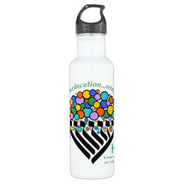Hineni Learning Center Water Bottle - White Waterfles