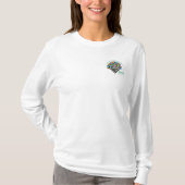 Hineni Learning Center Women's Long-Sleeve White T-shirt (Voorkant)