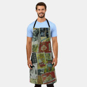  Hing Kong reclamemuur. Schort (Gedragen)