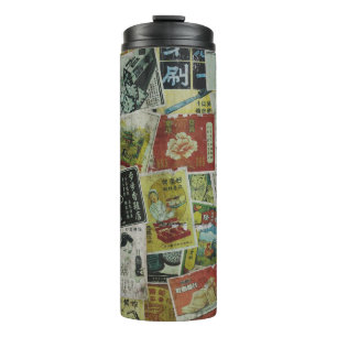  Hing Kong reclamemuur. Thermosbeker