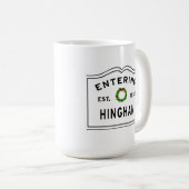 Hingham Christmas Mug - Choisissez une couleur! (Devant droit)