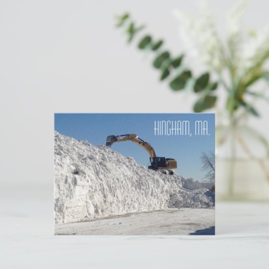 Hingham Massachusetts Briefkaart (Staand voorkant)