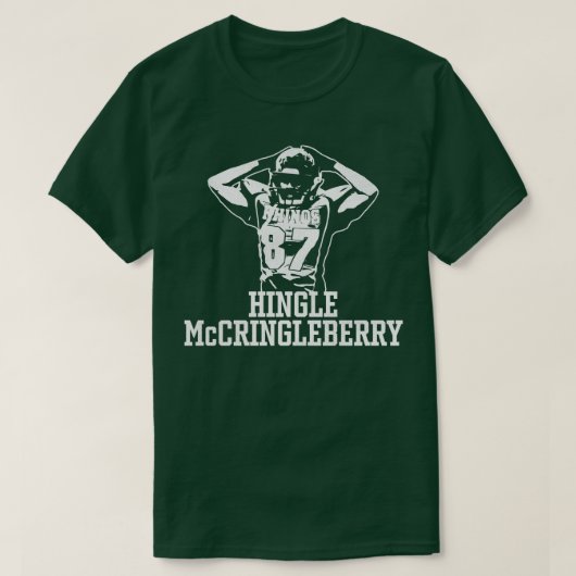 Hingle McCringleberry overmatige touchdown dans T-shirt (Design voorkant)