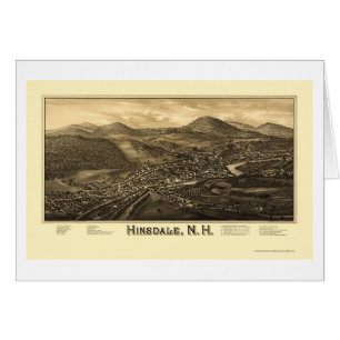 Hinsdale, NH Panoramic Map - 1886